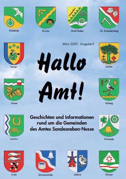 Zeitschrift "Hallo Amt!", Ausgabe 5 März 2020